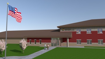 Elevated View from Parking Lot